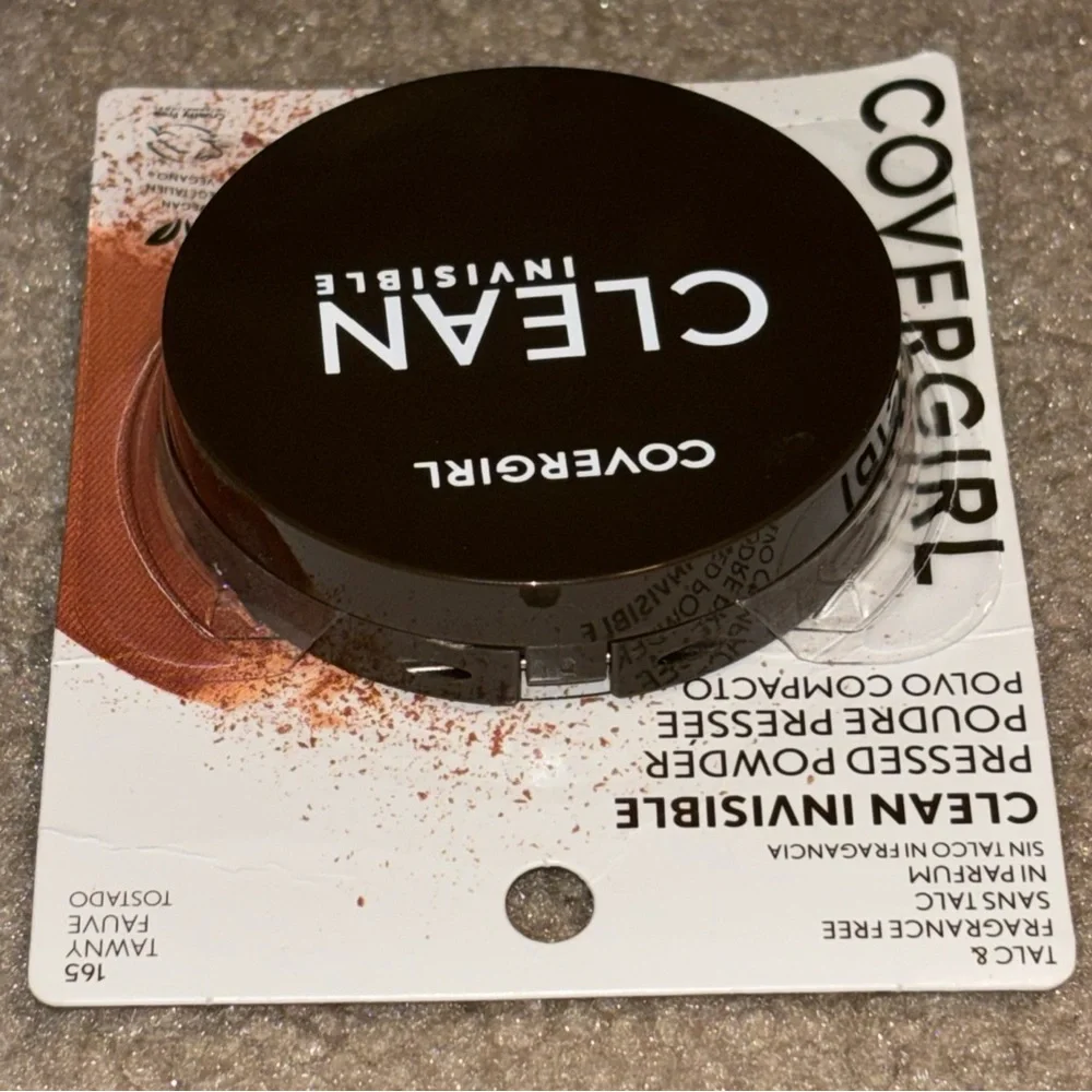CoverGirl Clean Invisible Pressed Powder - 165 Tawny - 0.38 Oz. New